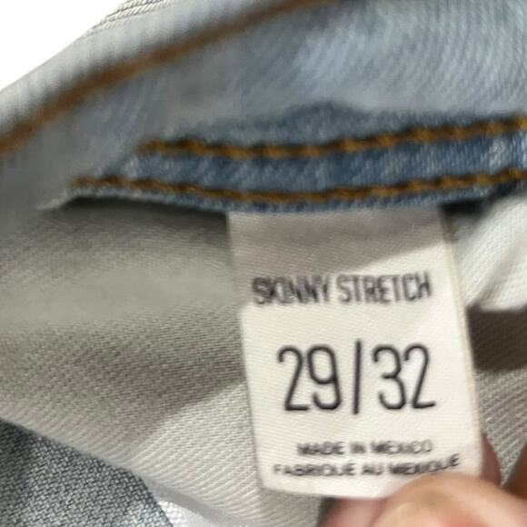 Urban Outfitter BDG Skinny Stretch Jeans Womens Size 29/32 Light Wash Denim - Picture 5 of 9